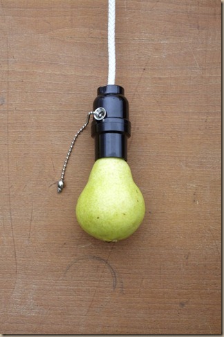 pear in socket