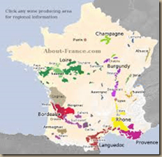 french wine map