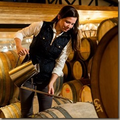 women working in winery
