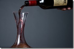 decanting wine