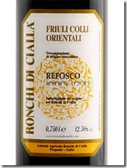 ronchi di cialla refosco