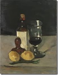 cezzane still life with wine