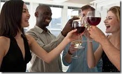 people drinking wine 2