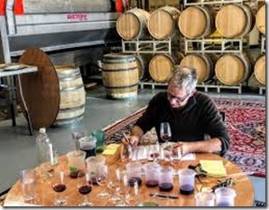 winemaker blending